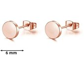 1 Pair Rosegold Tone Stainless Steel Multiple Piercing Small Huggie Hoop Earrings CZ Cartilage Stud Earrings Set for Women