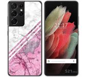 Tumundosmartphone Funda Gel TPU Samsung Galaxy S21 Ultra 5G Personalizada Dibujo Mármol 03