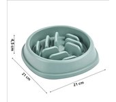 Pet Supplies Dogs and Cats Slow Food Bowl Puzzle Non-Choking Non-Slip Slow Feeder Thickened Plastic Plate Bowl Pet Feeding Bowl