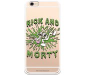 Funda original compatible con iPhone 6 o 6S con un diseño de Rick y Morty Logo Acid
