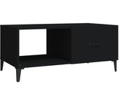 vidaXL Mesa de centro madera contrachapada 90x50x40 cm Blanco, Negro, Gris hormigón Mesita de Salón o Comedor o Auxiliar Mesa de Café Meuble Salón