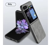 Full Lens Protector Case for Samsung Galaxy Z Flip6 5 4 3 Sheepskin leather Back Cover for Samsung Galaxy Z Flip 6 Soft Lambskin