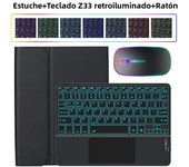 For Samsung Galaxy Tab A9 Plus 11 inch Case, Keyboard Case for Samsung Galaxy Tab A9+ 11 inch SM-X210/X216/X218