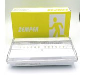 ZEMPER LDF3500C Luz de emergencia Recargable LED 500 Lúmenes 4000K 0,6W, Empotrable o superficie, Protección IP65 IP42, Iluminación de Emergencia, Clase de Eficiencia Energética A++, Encendido Automático en Caso de Corte Eléctrico, Autonomía hasta 1 Hora