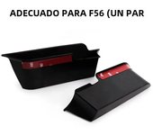 For Mini Cooper F56 F55 Storage Box For Car Door Handle Support Front And Rear Hold Phone Key Seat Organizer Box Car Accessorie