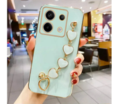 Wrist Strap Plating Phone Case for POCO M6 Pro X6 Pro X6 F5 Pro X5 Pro M5 X4 GT F4 X4 Pro M4 Pro POCO C65 C55 Protection Cover