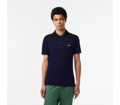 Polo Azul Marino Lacoste L.12.12 Slim Fit en Petit Piqué