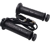 12V 22MM Motorcycle Heated Handle Grips Universal Electric Molded Heating Handlebar Winter Temperature Adjustment For ATV