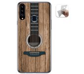 Tumundosmartphone Funda Gel Tpu para Samsung Galaxy A20s diseño Madera 11 Dibujos