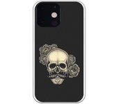 Funda compatible con iPhone 13 Mini - tatoo calavera dotwork