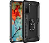 Funda Magnética con Anilla para Samsung Galaxy S21 FE 5G - Carcasa de Grado Militar