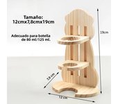 Adjustable Wooden Small Pets Water Drinking Bottle Holder Feeding Bottles Stand Auto Dispenser Holder Guinea Pigs Chinchillas