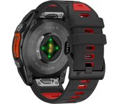 QuickFit 22mm 26mm Fenix8 Watch Band For Garmin Fenix E 8 47mm 51mm 7 7X 6 6X/Epix Pro/Enduro 3 Two-Tone Silicone Strap Bracelet
