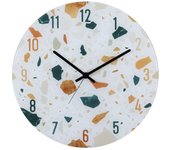 Reloj de Pared Mdf Terrazo 40x4,5x40 Cm - Marca Adda Home
