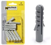 SANCO STORE - WOLFPACK LINEA PROFESIONAL Taco Nylon          4 mm. (50 Piezas)