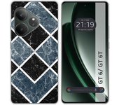 Tumundosmartphone Funda Silicona para Realme GT 6 / GT 6T 5G diseño Mármol 06 Dibujos