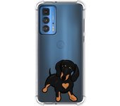 Funda Silicona Antigolpes para Motorola Edge 20 Pro diseño Perros 04 Dibujos