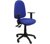 Silla de Oficina Ergonómica Piqueras Y Crespo Tribaldos Azul con Brazos Regulables