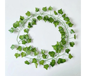 2.1m Artificial Plant Vine Green Ivy Leaf Garland Silk Wall Hanging Vine Home Garden Decoration Wedding Party DIY Garland Leaves