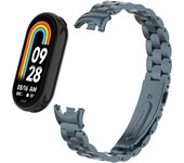 Strap for Mi Band 8 Bracelet Metal Wristbands for Xiaomi Mi Smart Band 8 Watch Stainless Steel Miband 8 Replacement Accessories