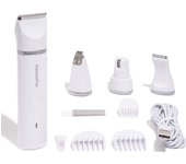 4 en 1 Pet Hair Trimmer Eléctrico con Cuchillas Grooming Clipper Nail Grinder Recarga Profesional de Corte de Melo Para Perros Gato