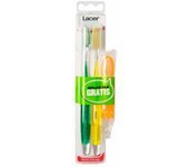 Cepillo de Dientes Lacer Technic Medio (3 Piezas) (2 Unidades)