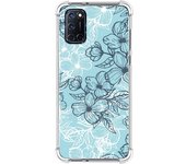 Funda Silicona Antigolpes para Oppo A52 / A72 diseño Flores 03 Dibujos