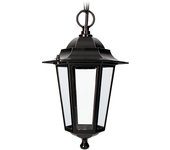 Edm Farol de Aluminio Ip44 E27 60w ø19,2x94,7cm Negro Modelo Zurich