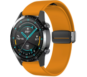 20mm 22mm Watch Strap For Samsung Galaxy watch 6/4/5 pro/classic/3/gear s3 Silicone Magnetic bracelet Huawei watch gt 4 2 3 band