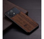 Case for Xiaomi Poco F6 Pro F6 F5 Pro F5 F4 GT F3 F2 Pro 4G 5G funda bamboo wood pattern Leather phone cover Luxury coque Case