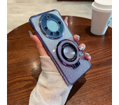 Gradient Glitter Ring Holder Phone Case for Honor Magic 4 5 6 Lite X6 X7 X8 X9 X9A 5G 8X 9X Pro X30i X40 X50 70 50 90 Lite Cover