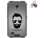 Tumundosmartphone Funda Gel Tpu para Ulefone Armor X6 diseño Barba Dibujos