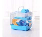 Double-layer Hamster Cage Glamping Accessories Mouse Toy Villa Small House Hideout Hut