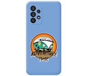 Funda Silicona Líquida Azul para Samsung Galaxy A53 5G diseño Adventure Time Dibujos