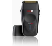 BabyLiss Pro Máquina FX3 Shaver - Máquina de Rasurado Afeitadora de Doble Lámina - Color Negro - FXX3SBE - Cortapelos de Afeitado Profesional - Cuchillas de Titanio