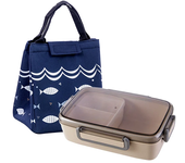 Microwave Lunch Box Independent Lattice For Kids Bento Box Portable Leak-Proof Bento Lunch Box Food Container