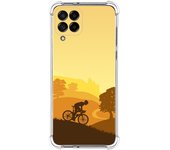Funda Silicona Antigolpes para Samsung Galaxy M33 5G diseño Ciclista Dibujos