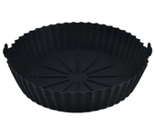 Air Fryer Silicone Liners Pot, Airfryer Basket, Replacement of Flammable Parchment Paper, Reusable Baking Tray Oven Accessories