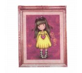 Parches Ropa Gorjuss – (licencia oficial) – Parche Impreso Ropa – Gorjuss – Niñas – Muñecas – Dulces – Tiernos – Sentimientos – 5,7 x 7,0 cm. - Moda The Happy Patch