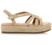 SANDALIAS MUJER MUSTANG CUERDA HEBILLA