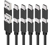 10pcs 0.25M 1M 2m 3M 2A Type USB C Fast Quick Charging USb-C Data Charger Wire for Samsung Htc Lg Xiaomi Huawei Phone 0.5m 1.5m