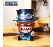 8cm Anime Figure One Piece Monkey D Luffy Roronoa Zoro Kawaii Toys Q Figural Nendoroid Car Decoration PVC Model Gift