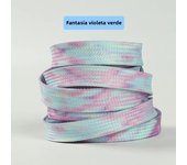 New Flats Sneakers Laces Fashion AF1/AJ Sports Shoelace 100/120/140/160/180CM 0.8CM Width Tie-dye Shoelaces Shoes Accessories
