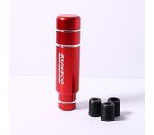13CM Gear Shift Knob Manual Transmission Gear Stick Lever Shifter Knob Color Red Black Gold Blue Purple Car Universal Aluminum