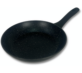 Sartenes de Cocina Color Negro Horizon, De Aluminio Forjado, Revestimiento Aspecto Piedra, Antihaderente Tricapa, Compatible con Gas, Vitrocerámica y Cocinas De Inducción, Libre De Pfoa