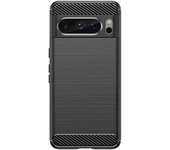 Shockproof Bumper TPU Business Carbon Fiber Soft Case For Google Pixel 9 Pixel 9 Pro 8 8A Pro 7 6 Pixel 5 XL 4 3 3A XL 2 4G 5G