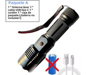 High Power Spotlight Long Range LED Flashlight Portable Charging Torch For Camping Night Fishing