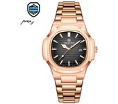 PAAZOMU Luxury Man Watch Business Waterproof Male Clock Luminous Date Stainless Steel Square Quartz Men Watch reloj hombre 2024