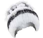 Gorro de piel de invierno para mujer, gorro de piel de zorro y conejo Rex natural, gorro de piel para mujer, gorro de punto elástico, gorros cálidos