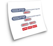Kit de Pegatinas compatibles con moto Scooter Aprilia SR 50 Sporter